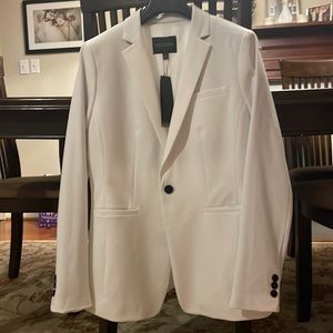 White Banana Republic Ling and Lean Blazer